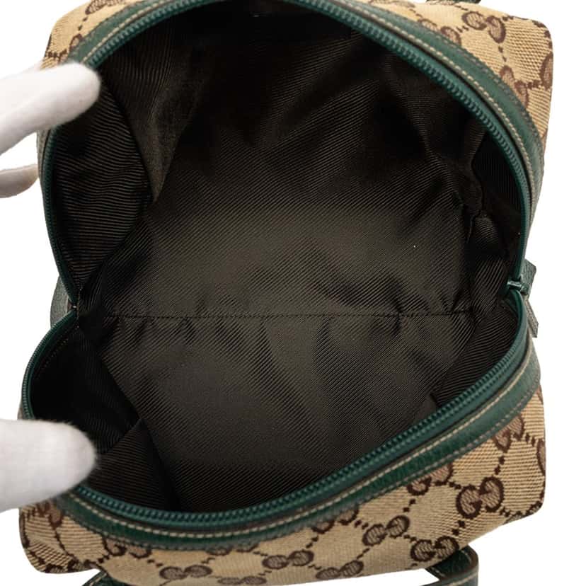 Gucci Mini GG Canvas Balthus Tofu Bag Beige Very good condition - Model View