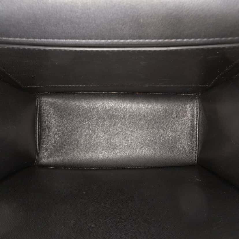 Valentino Calfskin Logo Flap Satchel Black Leather Very good condition - Model View