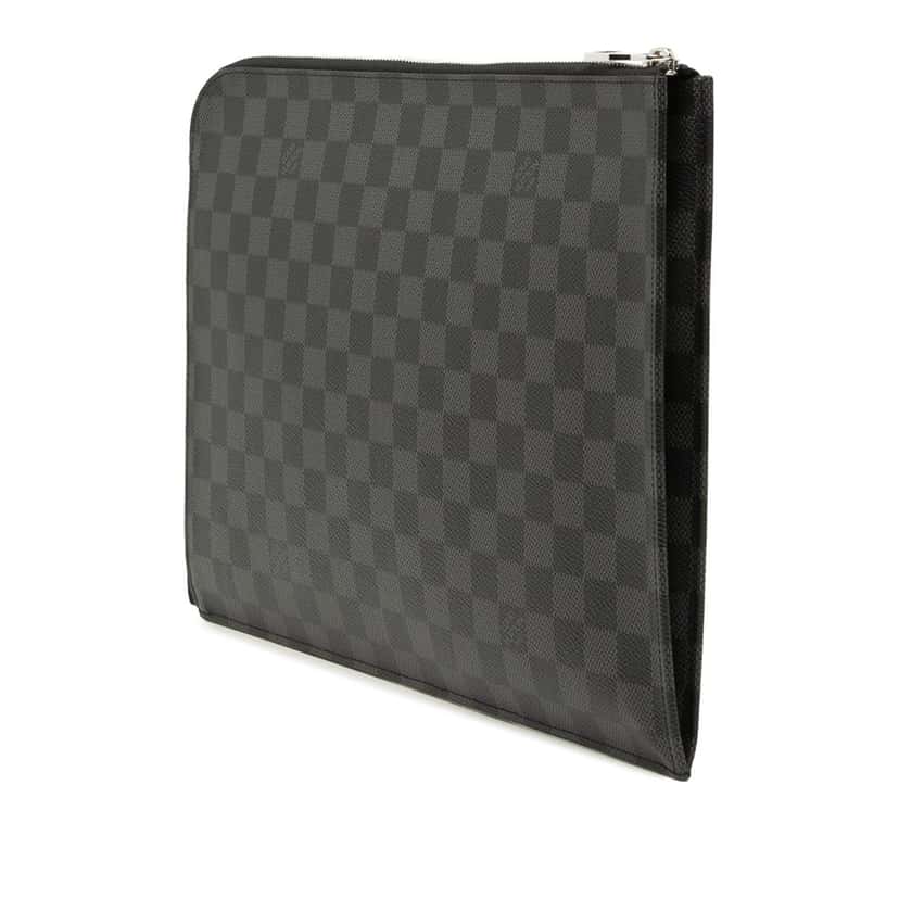 Louis Vuitton Damier Graphite Pochette Jour GM Black Very good condition - Back View