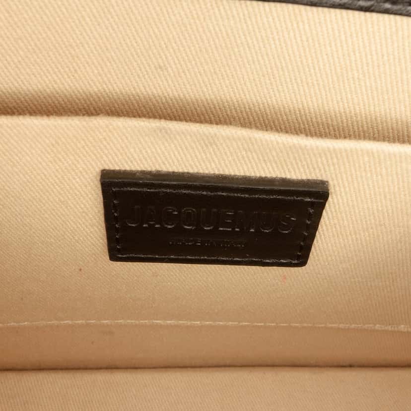 Jacquemus Leather Le Grand Chiquito Black Leather Very good condition - Box View
