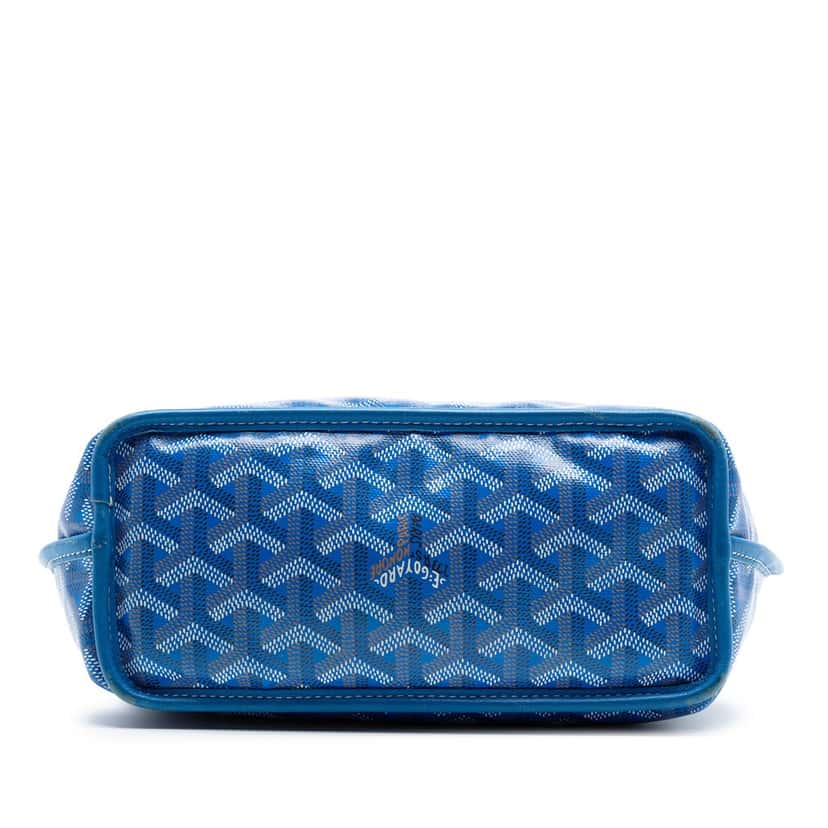 Goyard Mini Goyardine Reversible Anjou Blue Very good condition - Inside View