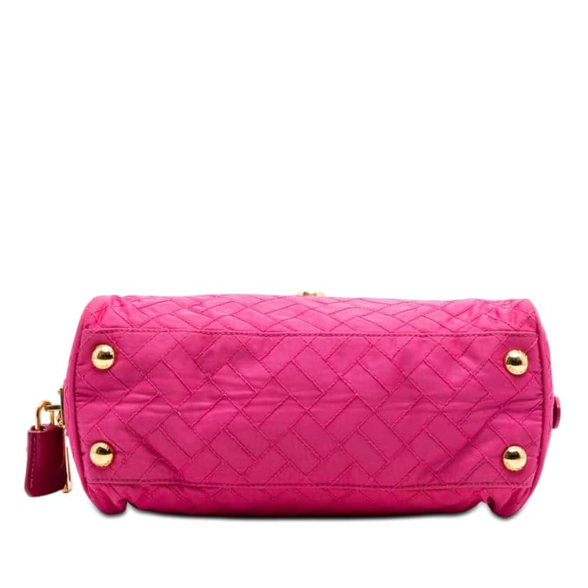Prada Impuntu Tessuto Chain Crossbody Pink Very good condition - Inside View