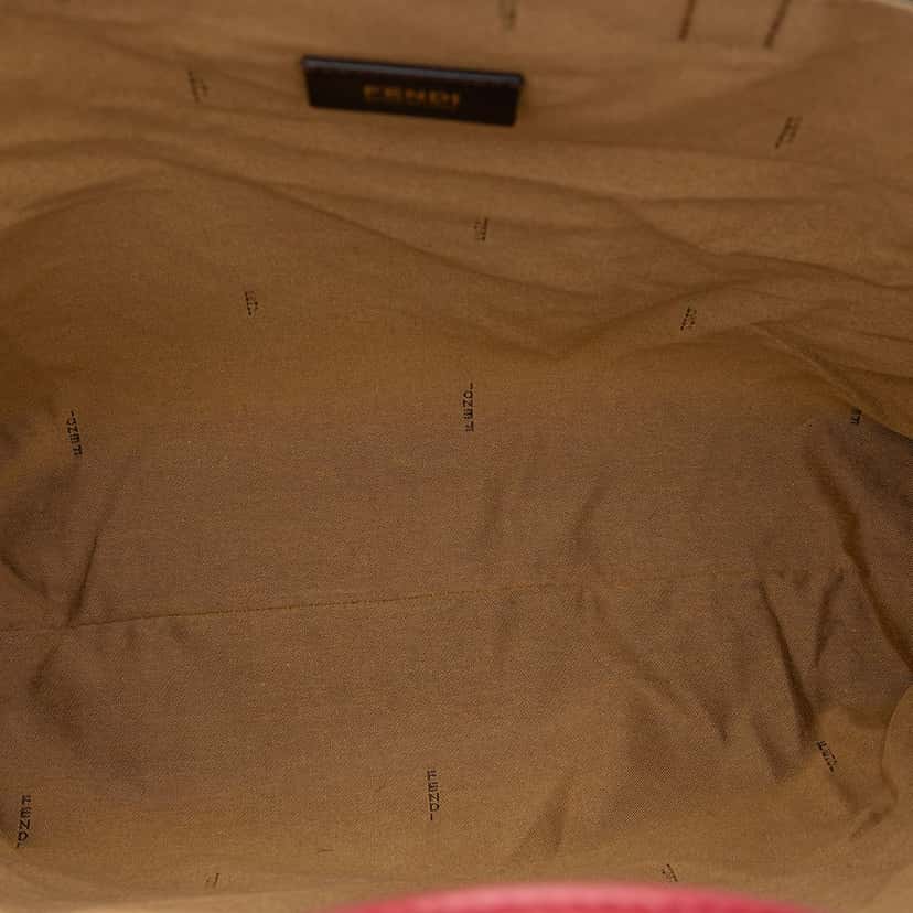 Fendi Zucca Canvas Shopping Tote Brown Very good condition - Model View