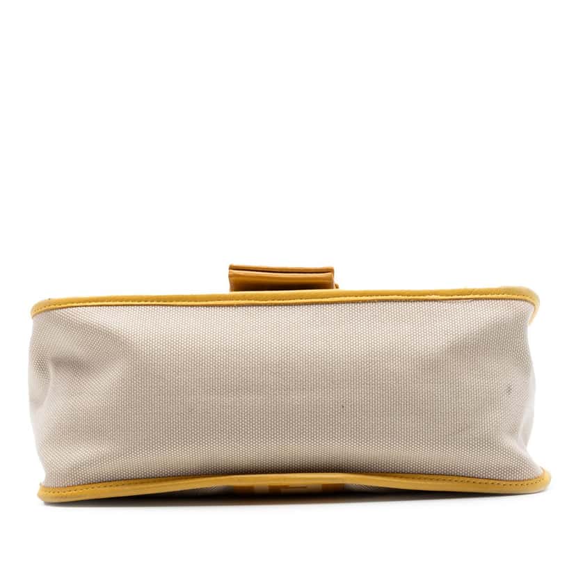 Fendi Canvas Borsa Tape Shoulder Bag Beige Very good condition - Inside View