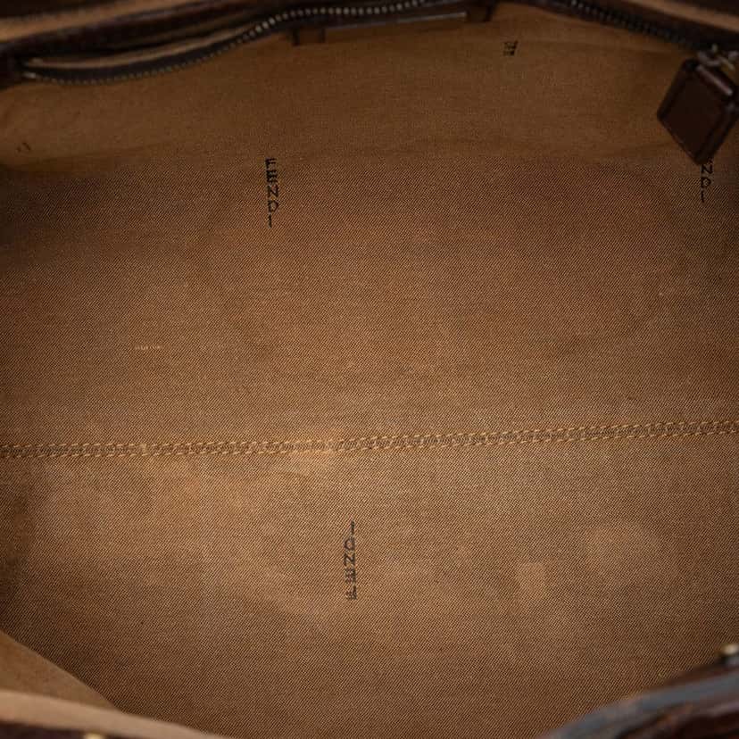 Fendi Zucca Canvas Etniko Handbag Brown Very good condition - Model View