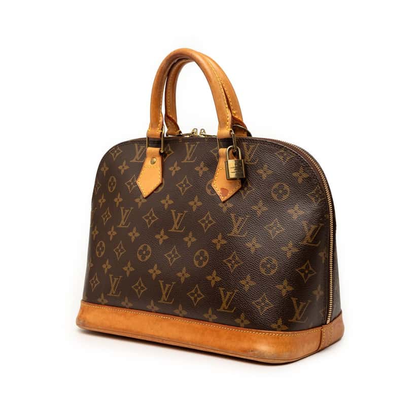 Louis Vuitton Monogram Alma PM Brown Good condition - Back View