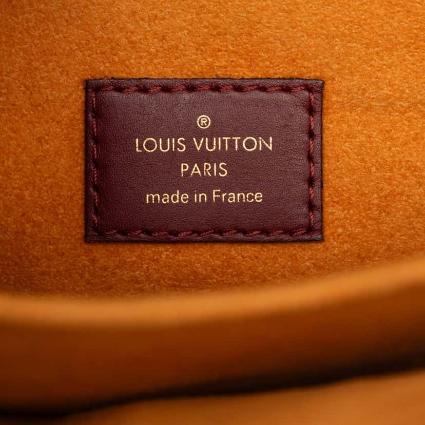 Louis Vuitton Monogram Braided Pochette Metis Brown Very good condition - Box View