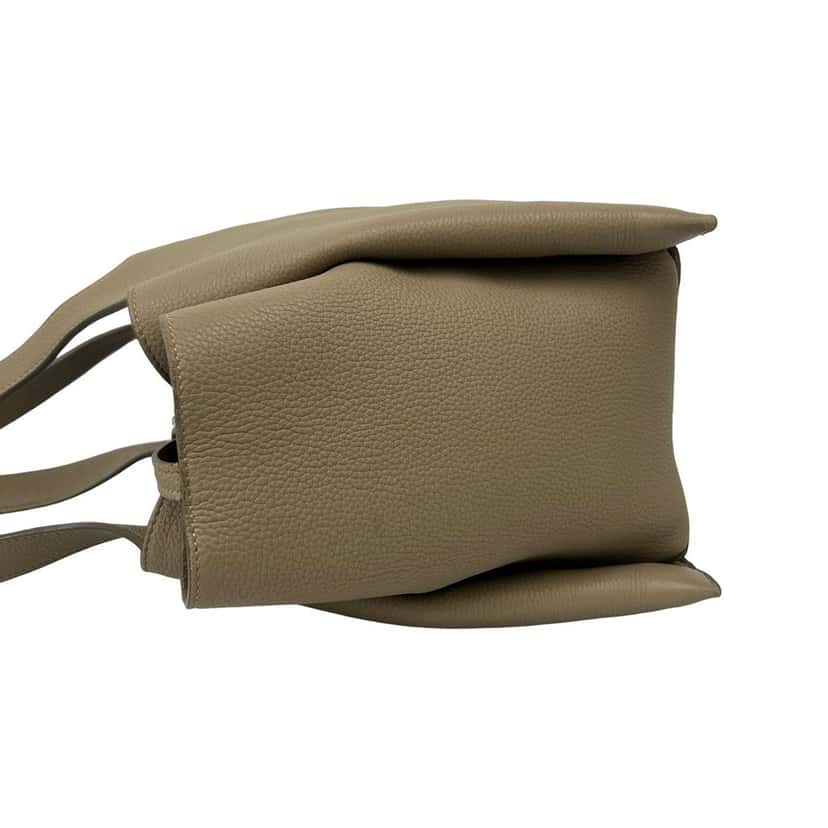 Celine Small Grained Calfskin Trifold Tote Beige Leather Very good condition - Box View