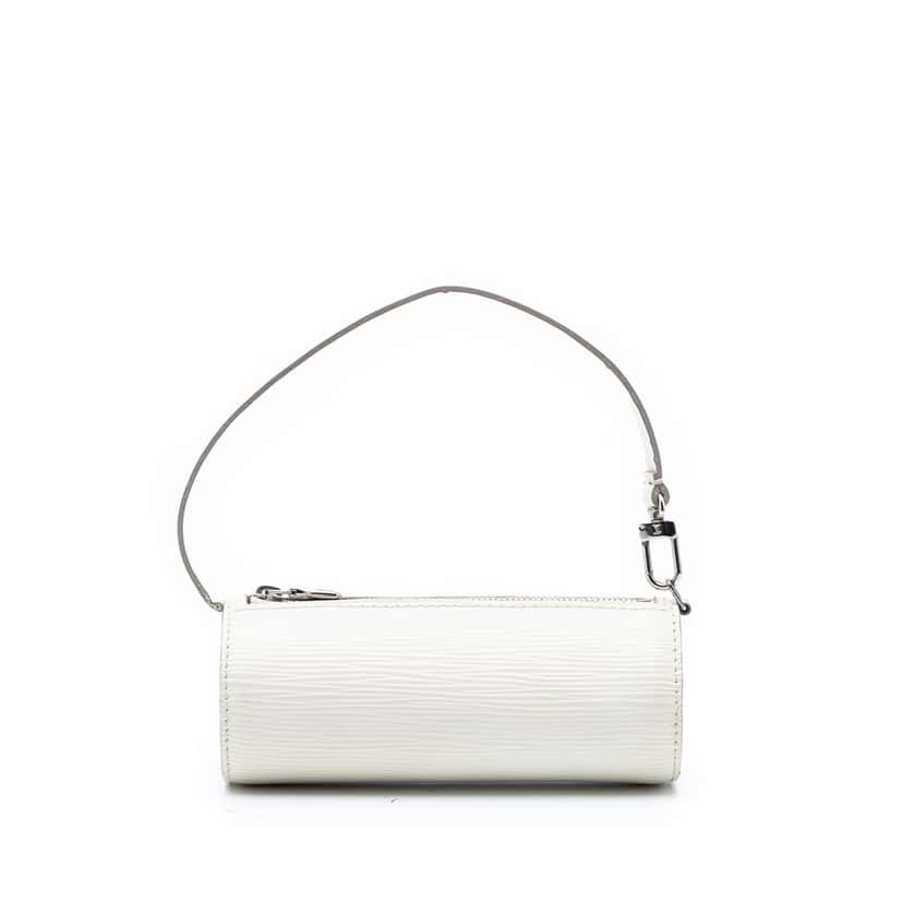 Louis Vuitton Epi Pochette Papillon White Leather Very good condition - Front View