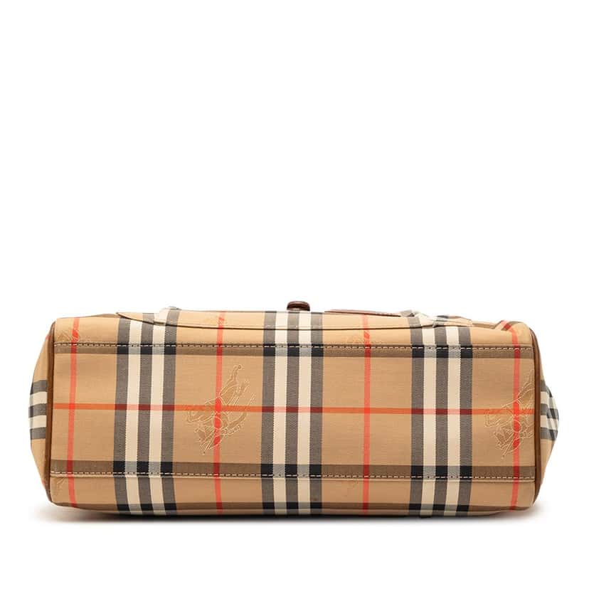 Burberry Haymarket Check Canvas Tote Beige Very good condition - Inside View