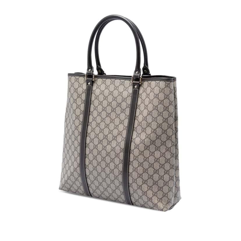 Gucci GG Supreme Joy Vertical Tote Beige Very good condition - Back View