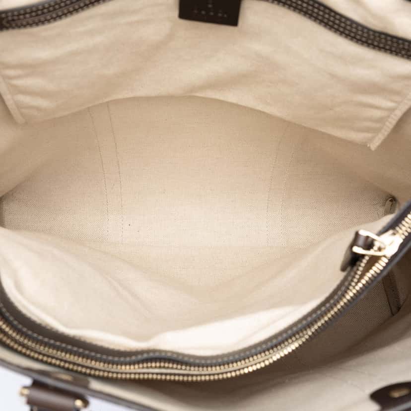 Gucci GG Supreme Joy Vertical Tote Beige Very good condition - Model View
