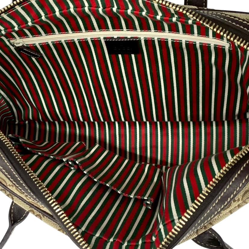 Gucci GG Canvas New Britt Shoulder Bag Beige Very good condition - Model View