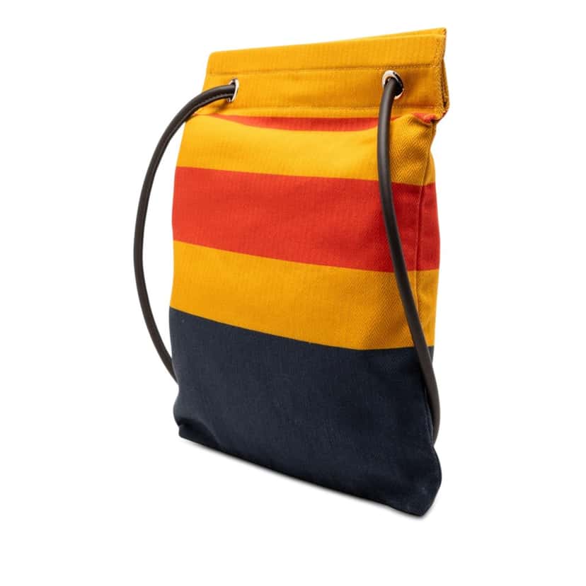 Hermès Canvas Rocabar Aline Bag Yellow Very good condition - Back View