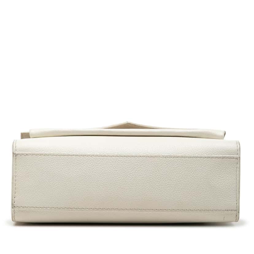 Louis Vuitton Soft Calfskin MyLockMe Chain BB White Leather Very good condition - Inside View