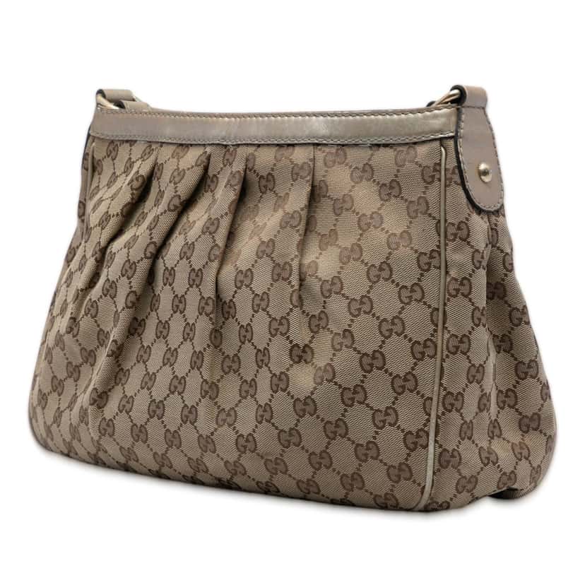 Gucci GG Canvas Sukey Crossbody Beige Good condition - Back View