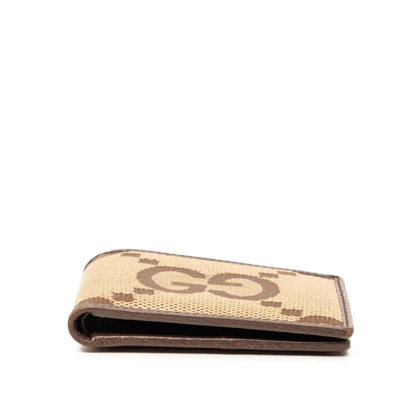 Gucci Jumbo GG Canvas Bifold Small Wallet Beige Very good condition - Inside View