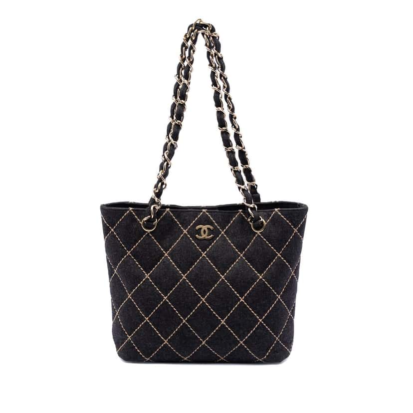 Chanel CC Wool Wild Stitch Tote Other Very good condition - Front View