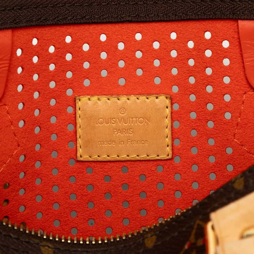 Louis Vuitton Monogram Perforated Speedy 30 Brown Very good condition - Box View