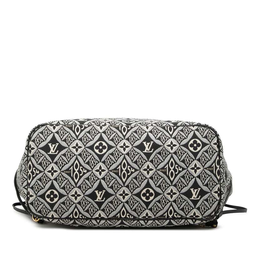 Louis Vuitton Monogram Jacquard Since 1854 Neverfull MM Black Very good condition - Inside View