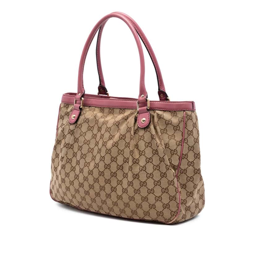 Gucci GG Canvas Sukey Tote Beige Very good condition - Back View