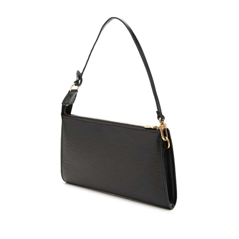 Louis Vuitton Epi Pochette Accessoires Black Leather Very good condition - Back View