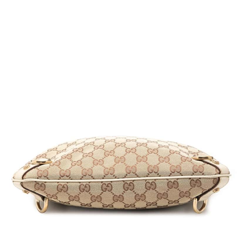 Gucci GG Canvas Abbey D Ring Crossbody Beige Very good condition - Inside View