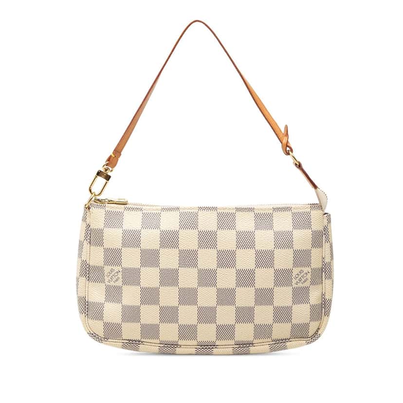 Louis Vuitton Damier Azur Pochette Accessoires White Very good condition - Front View