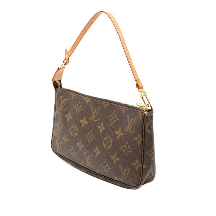 Louis Vuitton Monogram Pochette Accessoires Brown Very good condition - Back View