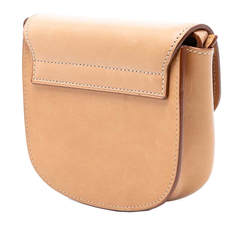 Saint Laurent Small Leather Kaia Crossbody Brown Leather Very good condition - Back View