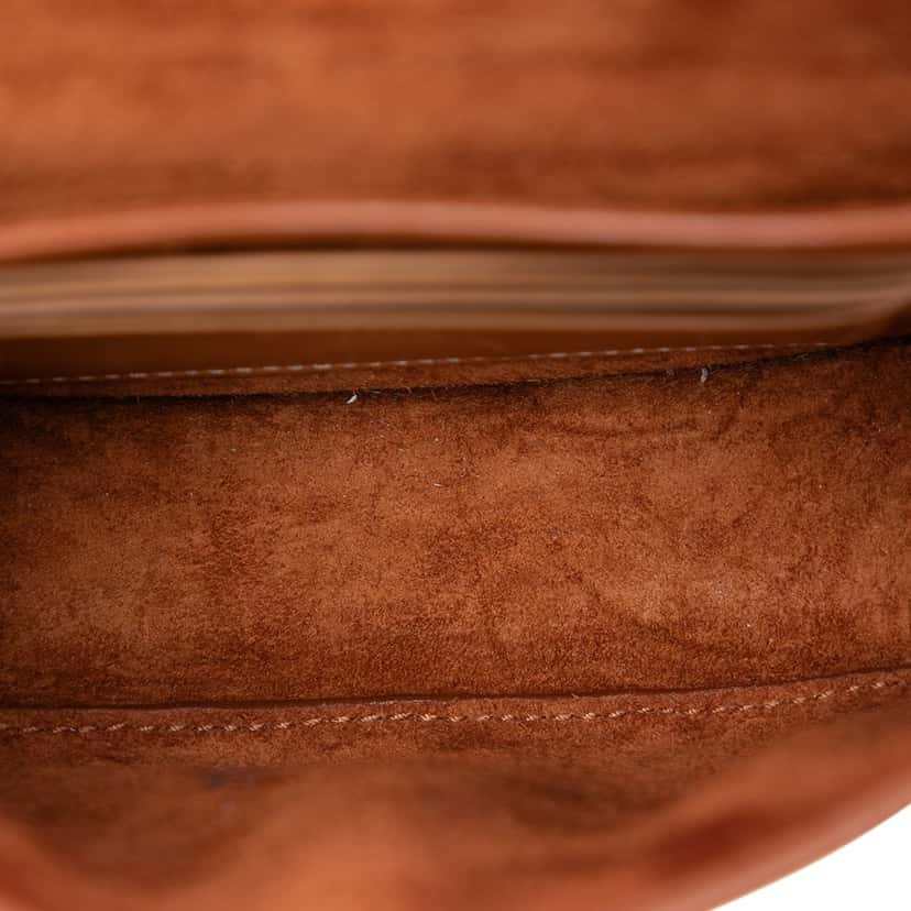 Saint Laurent Small Leather Kaia Crossbody Brown Leather Very good condition - Model View