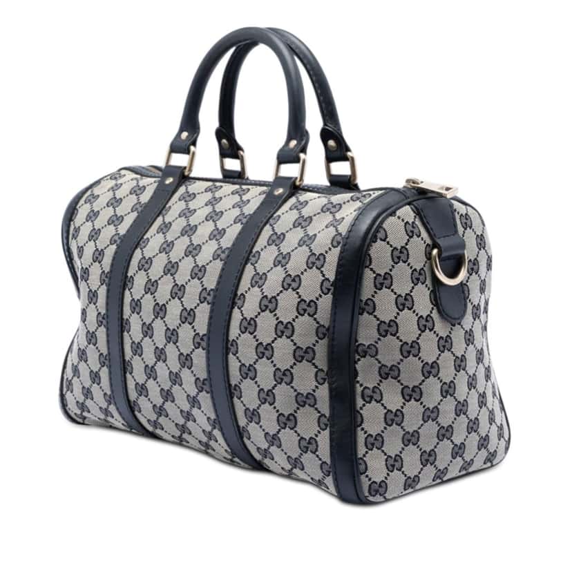 Gucci Medium GG Canvas Joy Boston Bag Beige Very good condition - Back View
