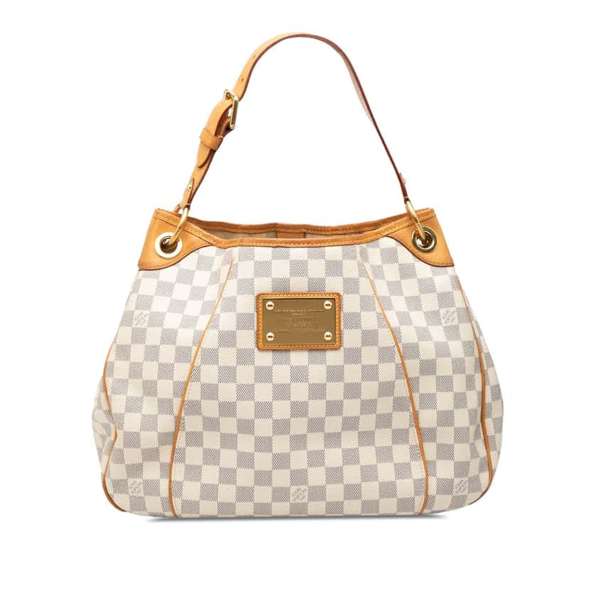 Louis Vuitton Damier Azur Galliera PM White Never worn, with tag - Front View