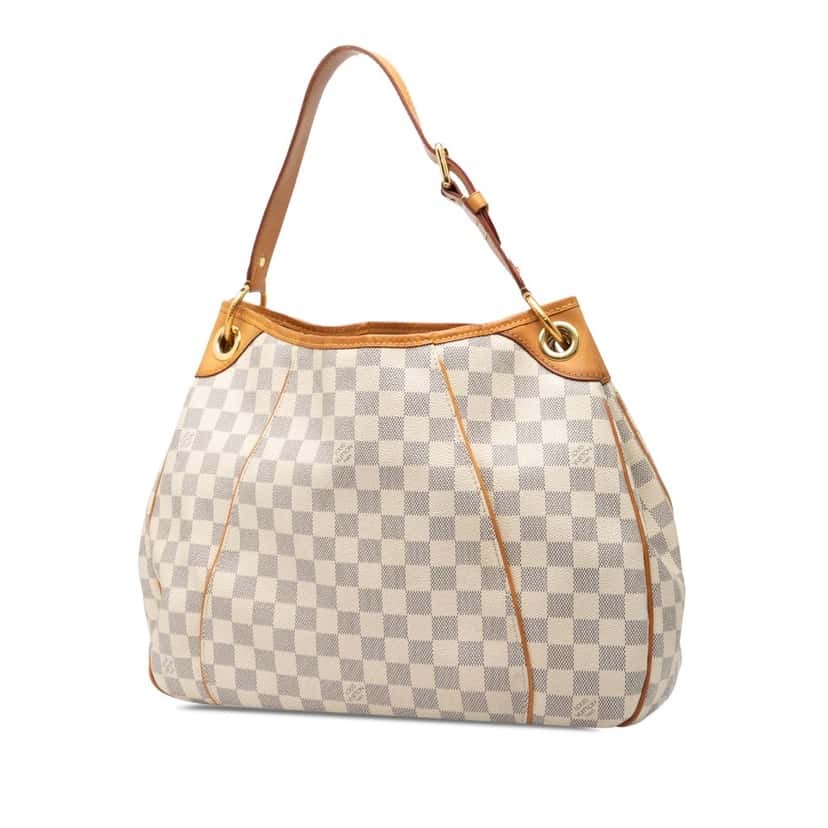Louis Vuitton Damier Azur Galliera PM White Never worn, with tag - Back View