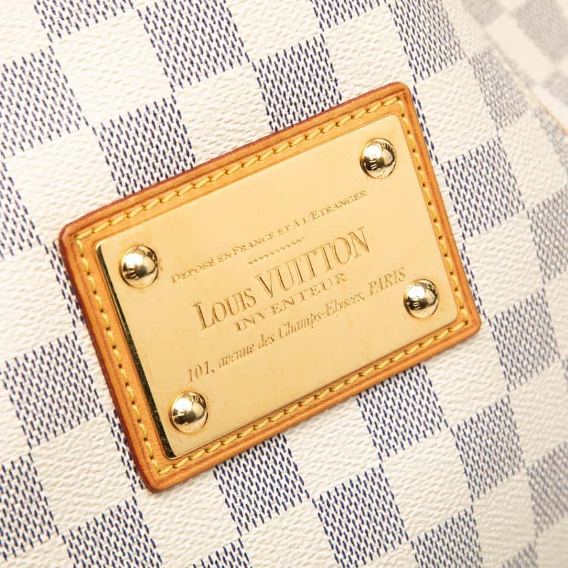Louis Vuitton Damier Azur Galliera PM White Never worn, with tag - Box View