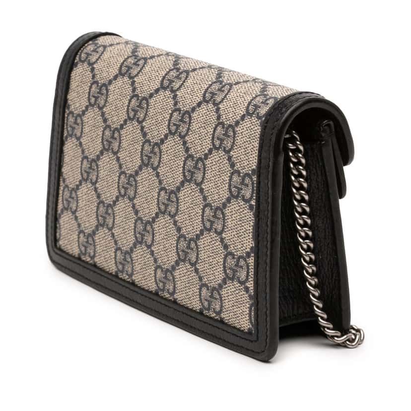 Gucci Mini GG Supreme Dionysus Crossbody Beige Very good condition - Back View