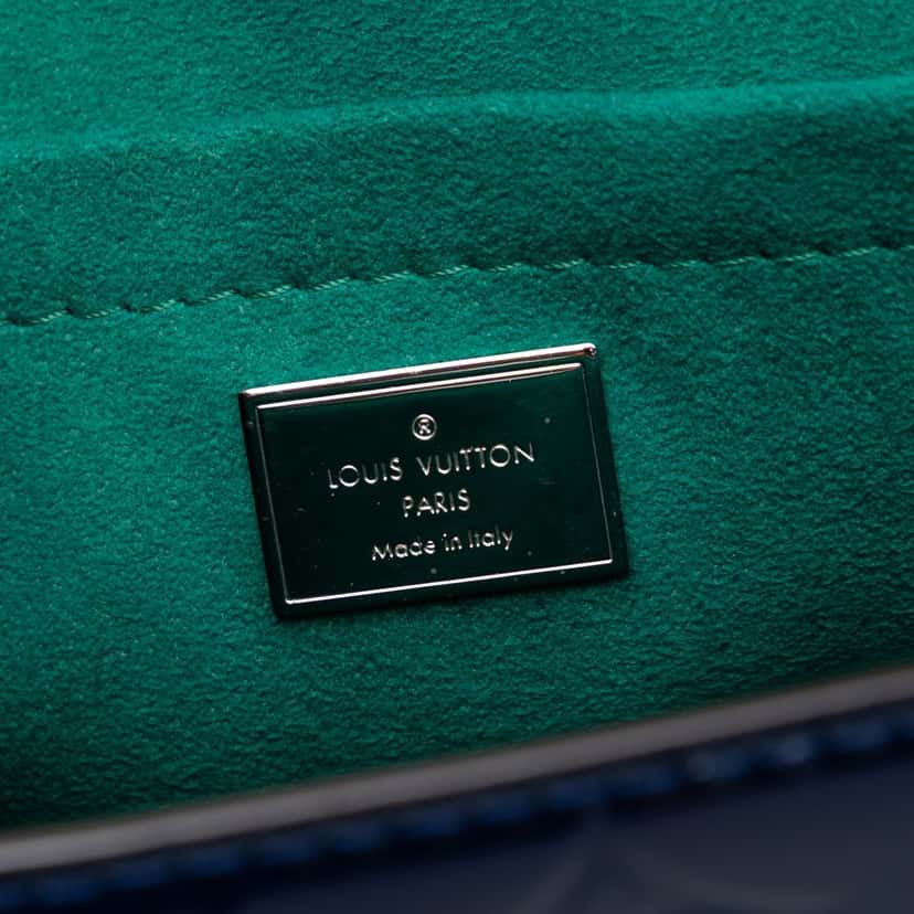 Louis Vuitton Monogram Vernis Spring Street Blue Leather Very good condition - Box View