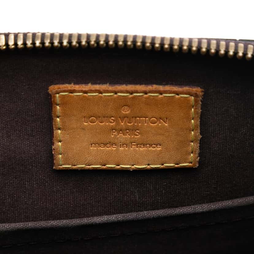 Louis Vuitton Monogram Vernis Alma BB Purple Leather Very good condition - Box View