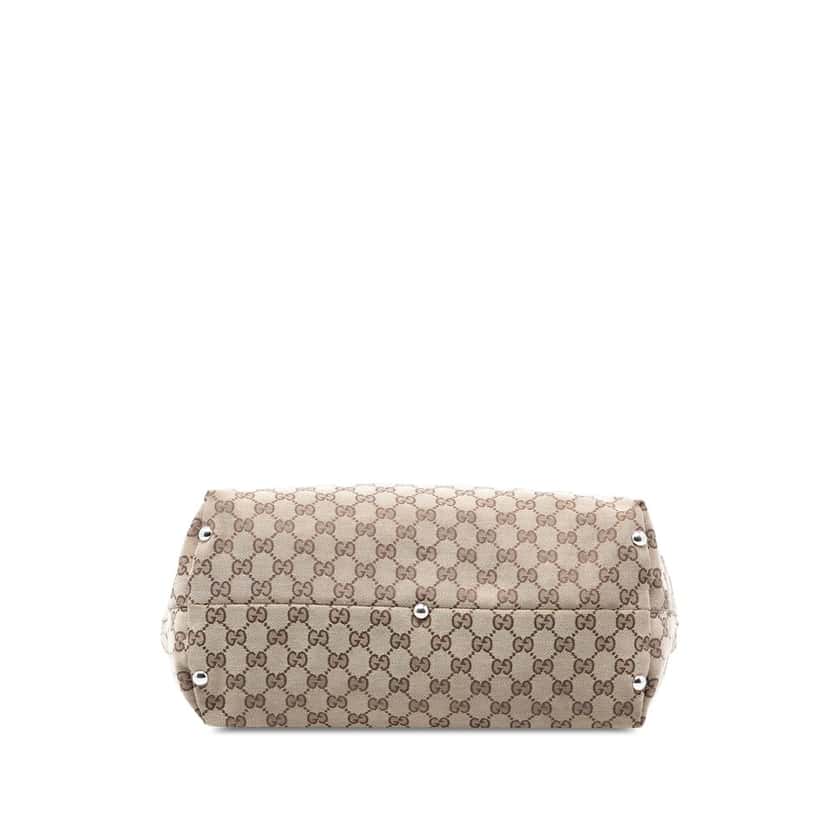 Gucci Medium GG Canvas Icon Bit Tote Beige Very good condition - Inside View