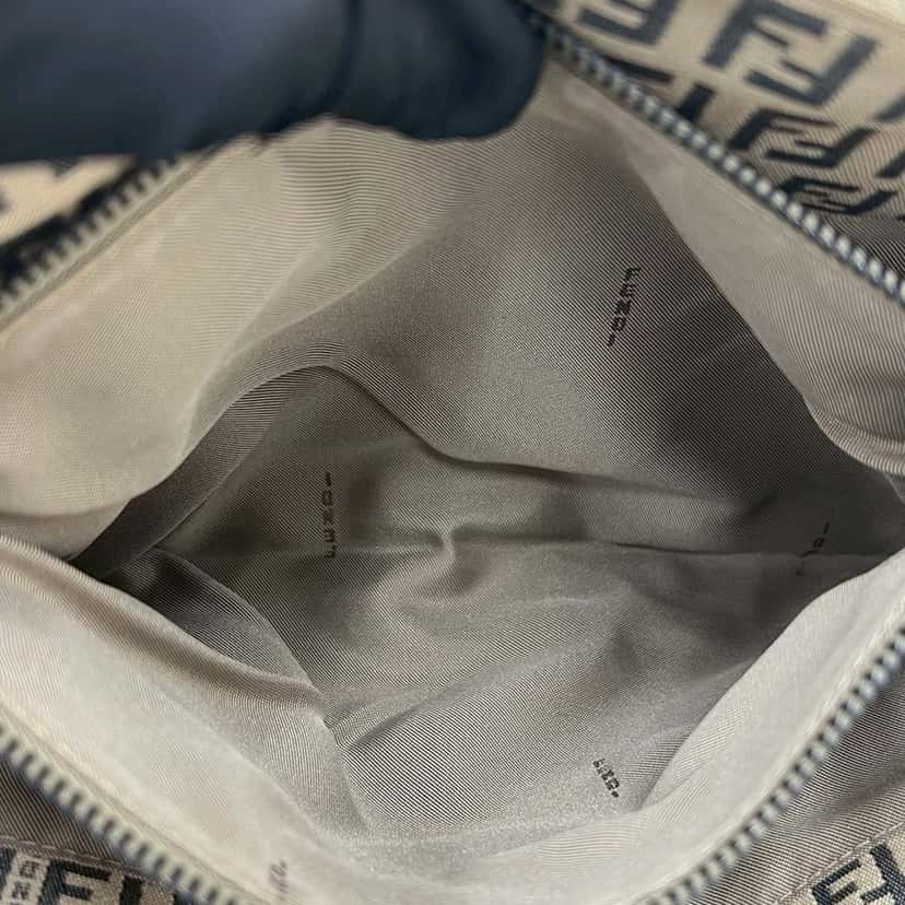 Fendi Zucchino Canvas Tote Beige Very good condition - Box View