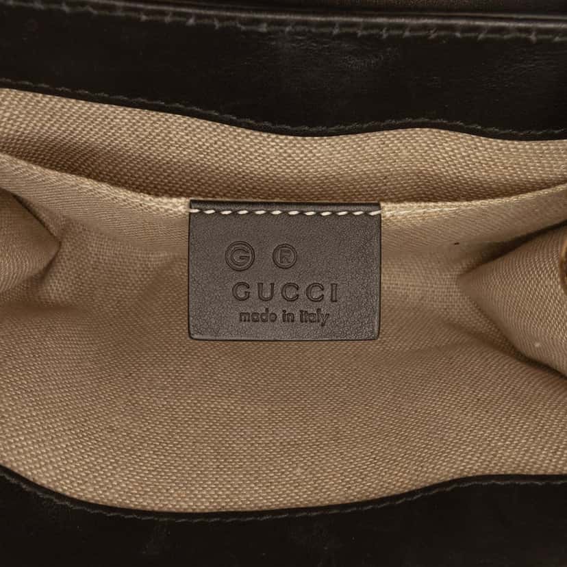 Gucci Mini Microguccissima Emily Crossbody Black Leather Very good condition - Box View