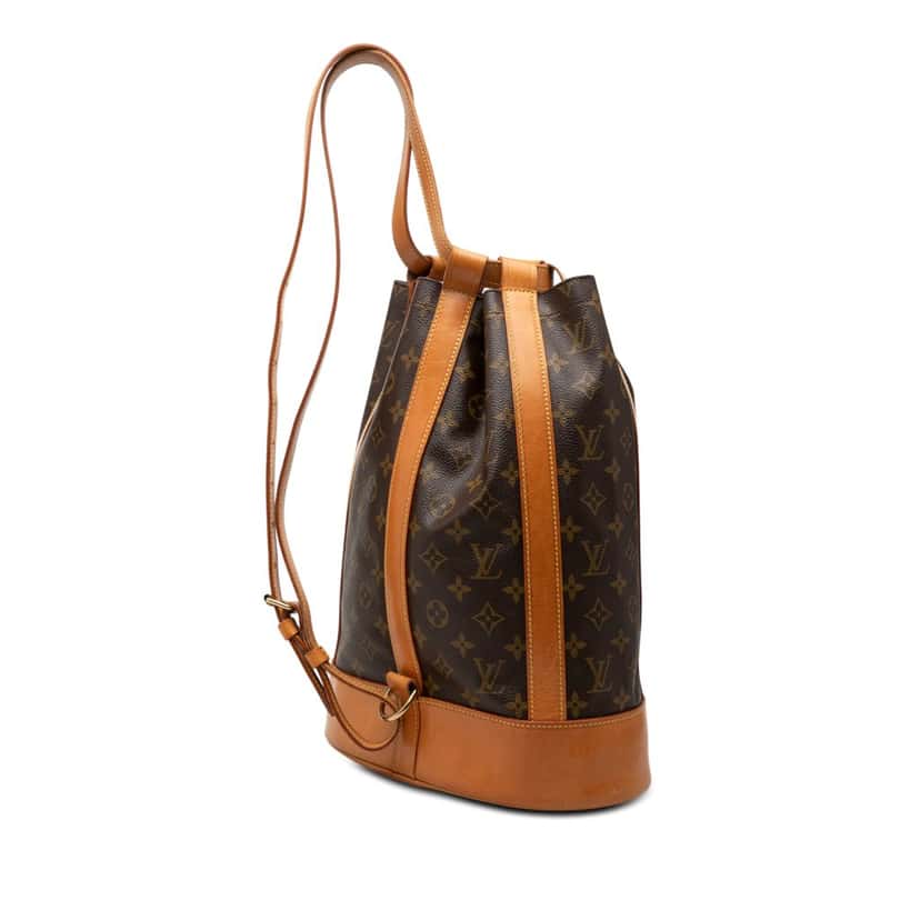 Louis Vuitton Monogram Randonnee PM Brown Very good condition - Back View