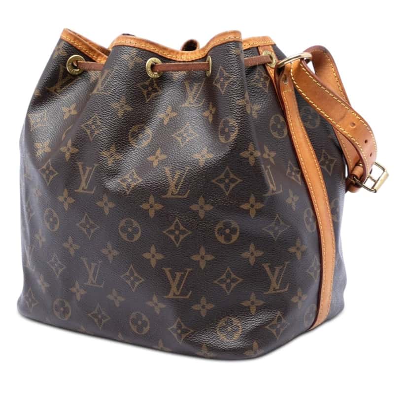 Louis Vuitton Monogram Petit Noe Brown Very good condition - Back View
