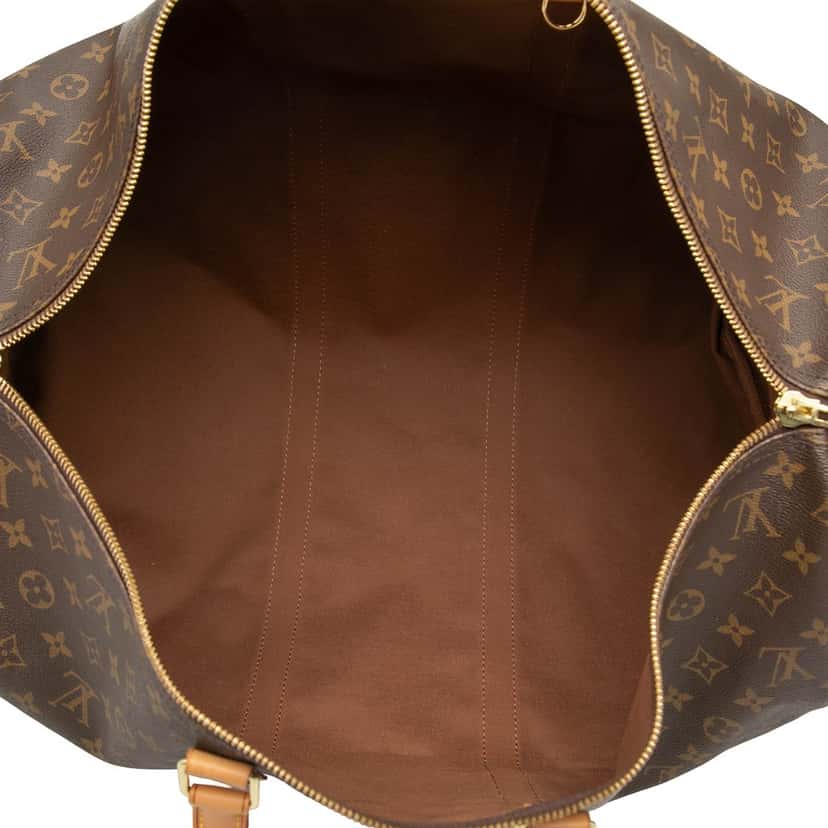 Louis Vuitton Monogram Keepall Bandouliere 55 Brown Very good condition - Model View