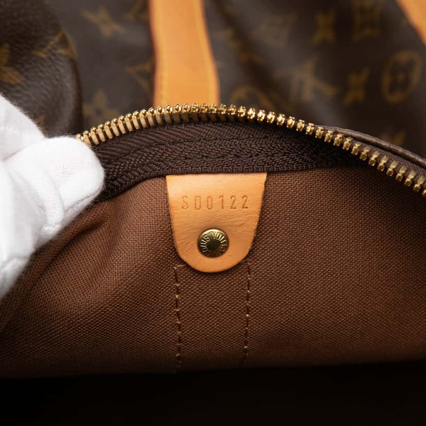 Louis Vuitton Monogram Keepall Bandouliere 55 Brown Very good condition - Box View