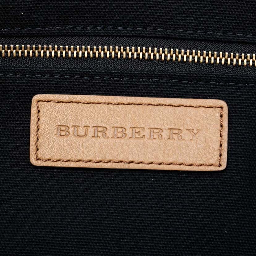 Burberry Exploded Check Canvas Marlow Tote Beige Very good condition - Box View
