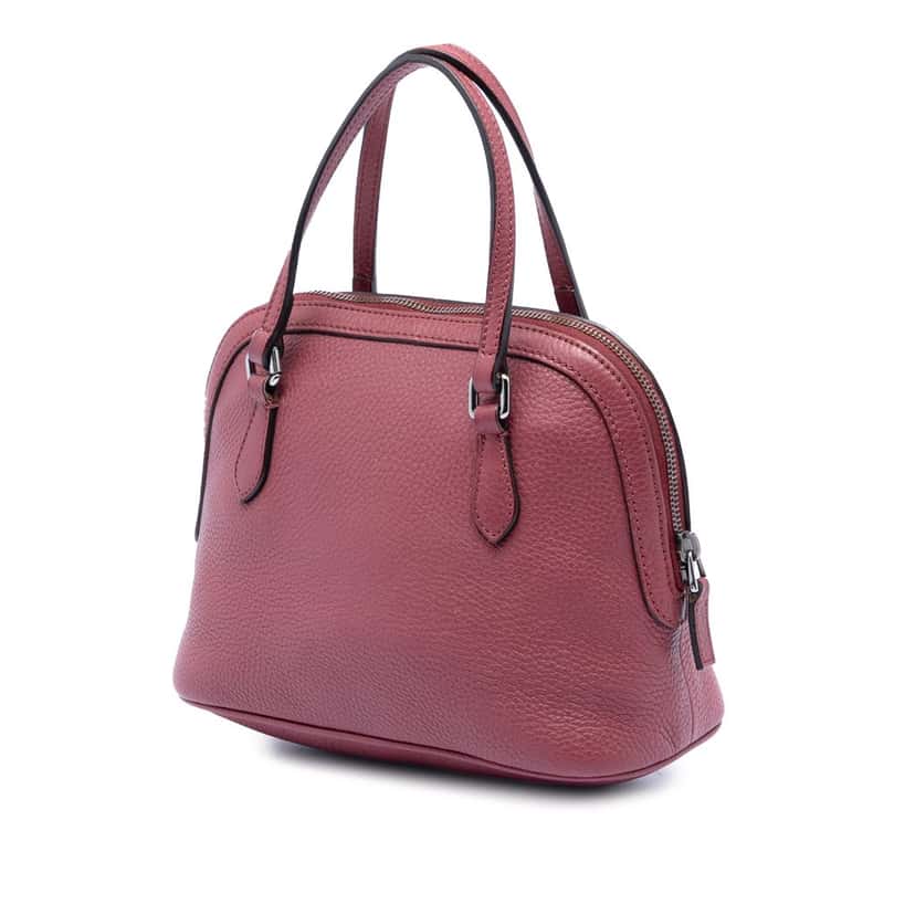 Gucci Mini Guccissima Dome Satchel Pink Leather Very good condition - Back View