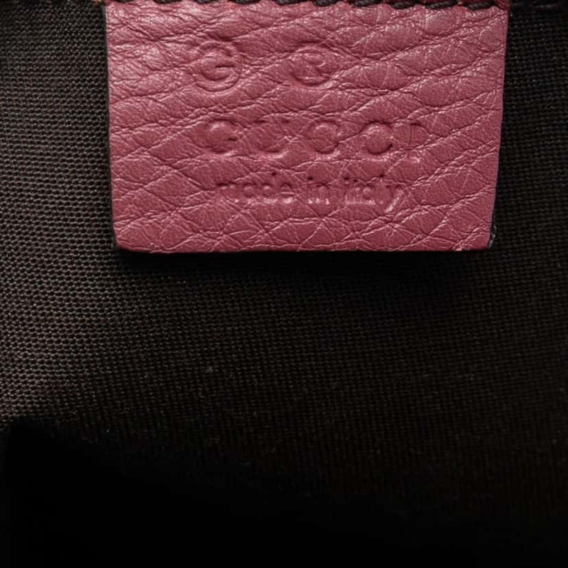 Gucci Mini Guccissima Dome Satchel Pink Leather Very good condition - Box View