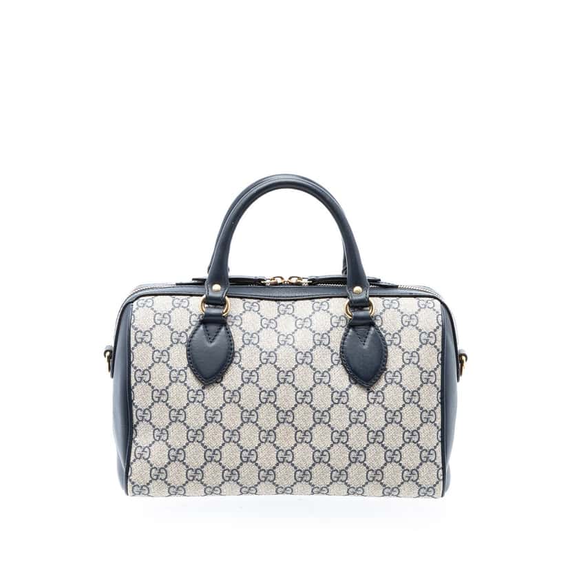 Gucci Small GG Supreme Boston Bag Beige Very good condition - Front View