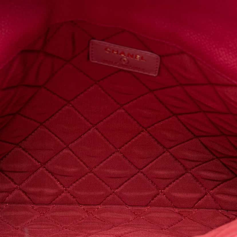 Chanel Paris Cuba Quilted Caviar Thread Around Envelope Clutch Pink Leather Very good condition - Model View